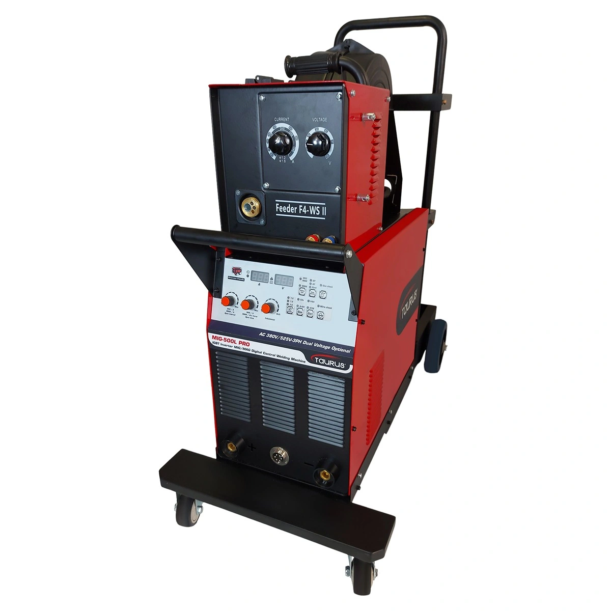 TAURUS MIG500LPRO MIG/MMA HD WELDING MACHINE - 500A - 380/525V + WATER RE-CIRCULATOR + WIRE FEEDER + BZ40 TORCH