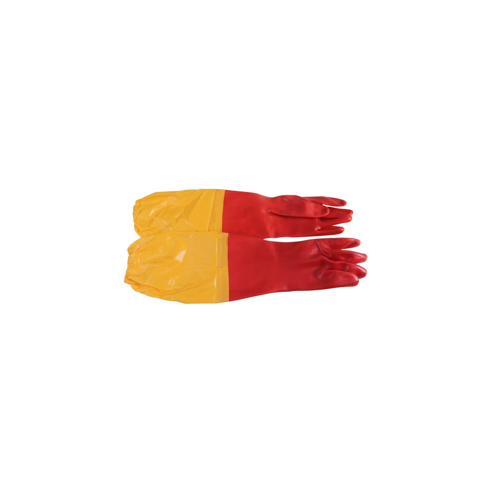 MASTER PREPACK PVC RED GLOVE - OPEN CUFF 40CM