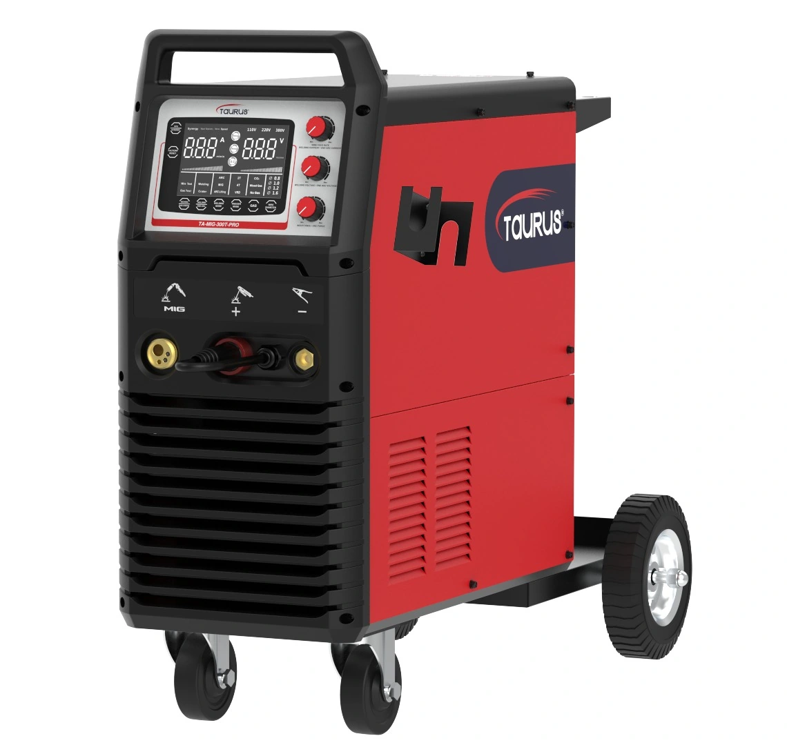 TAURUS MIG300TD MIG/MMA COMPACT WELDING MACHINE - 300A - 380V + BZ36 TORCH